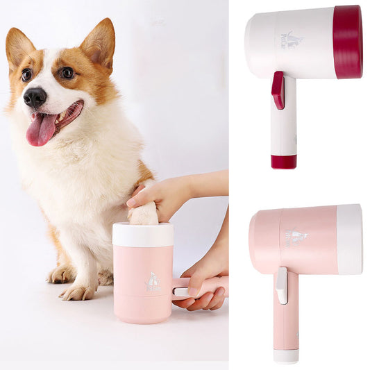 Dog Paw Cleaner Cup Soft Silicone Combs Pet Foot Washer Cup Paw Clean Brush Quickly Wash Dirty Cat Foot Cleaning Bucket