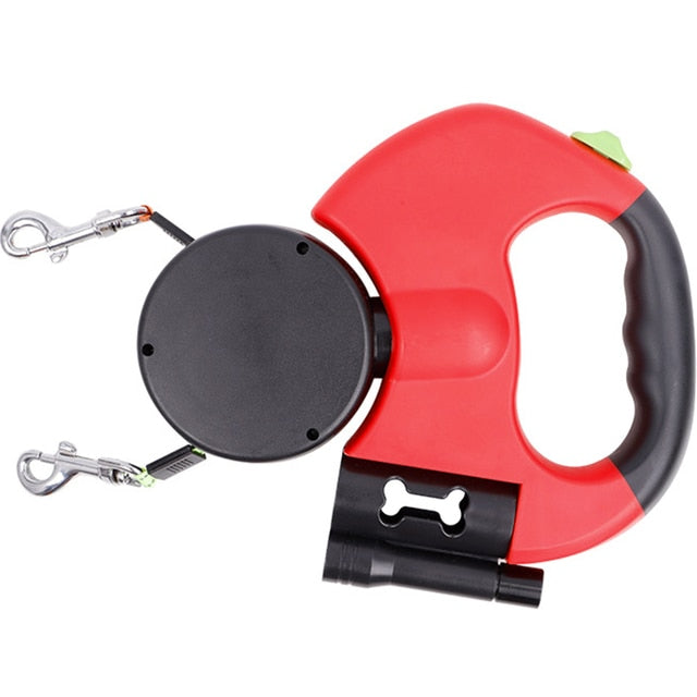 Automatic Dual Retractable Dog Leash | Link's Basement