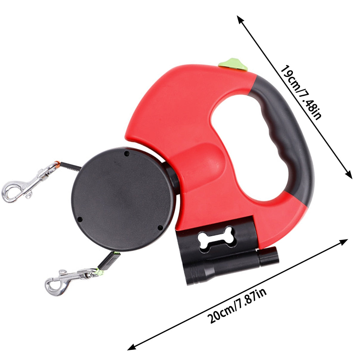 Automatic Dual Retractable Dog Leash | Link's Basement