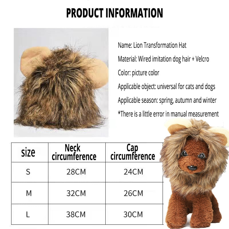 Primi Pets™ Lion Mane Cat Costume